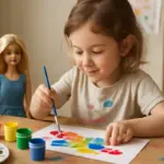 Giochi di Barbie con pittura e colori: perché allenano il pensiero artistico nei più piccoli
