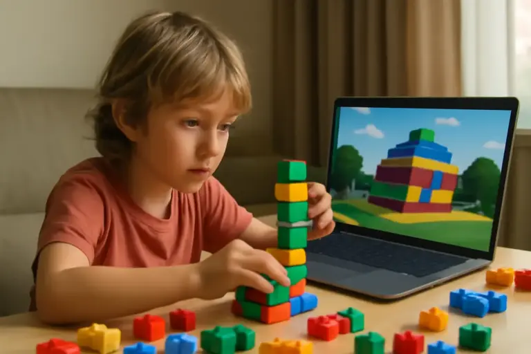 Giochi online per bambini che amano costruire: il consiglio prezioso per sviluppare idee nuove ogni giorno