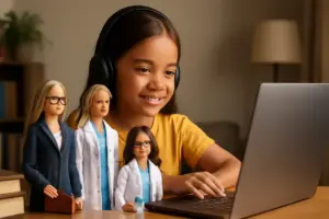 Barbie avvocato, dottoressa, scienziata nei giochi online: il beneficio sulle aspirazioni delle bambine