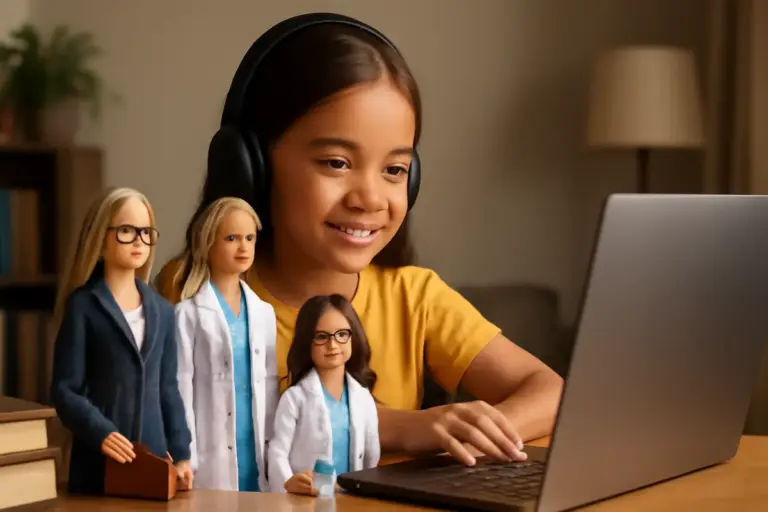 Barbie avvocato, dottoressa, scienziata nei giochi online: il beneficio sulle aspirazioni delle bambine