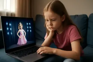 Giochi di concorsi di moda virtuali per bambine: l’impatto sulla gestione delle emozioni