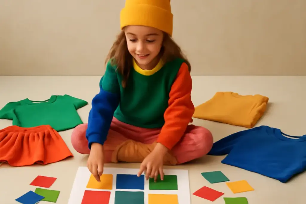 Giochi di moda per bambini: il modo giusto per imparare a coordinare i colori divertendosi