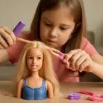 Giochi di Barbie con makeover e hair styling: come migliorano la precisione manuale giocando